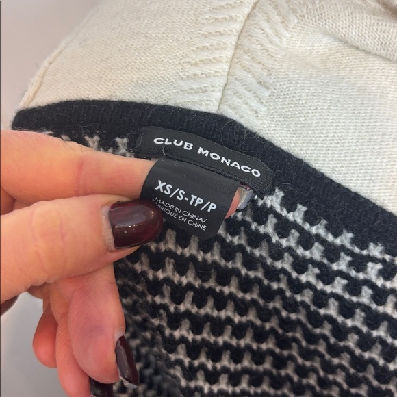 CLUB MONACO Lambswool, Angora & Cashmere Blend Open Cardigan – Size XS - Picture 4 of 5